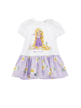 Rapunzel dress with flounce