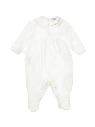 Strampler mit Details aus Tüll