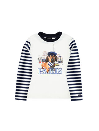 Jersey T-shirt w/print