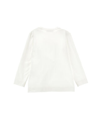 Футболка из джерси со стразами