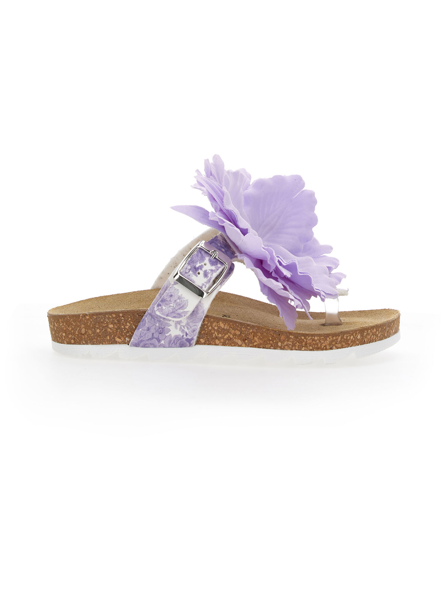 Sandals with flower on the thong discount