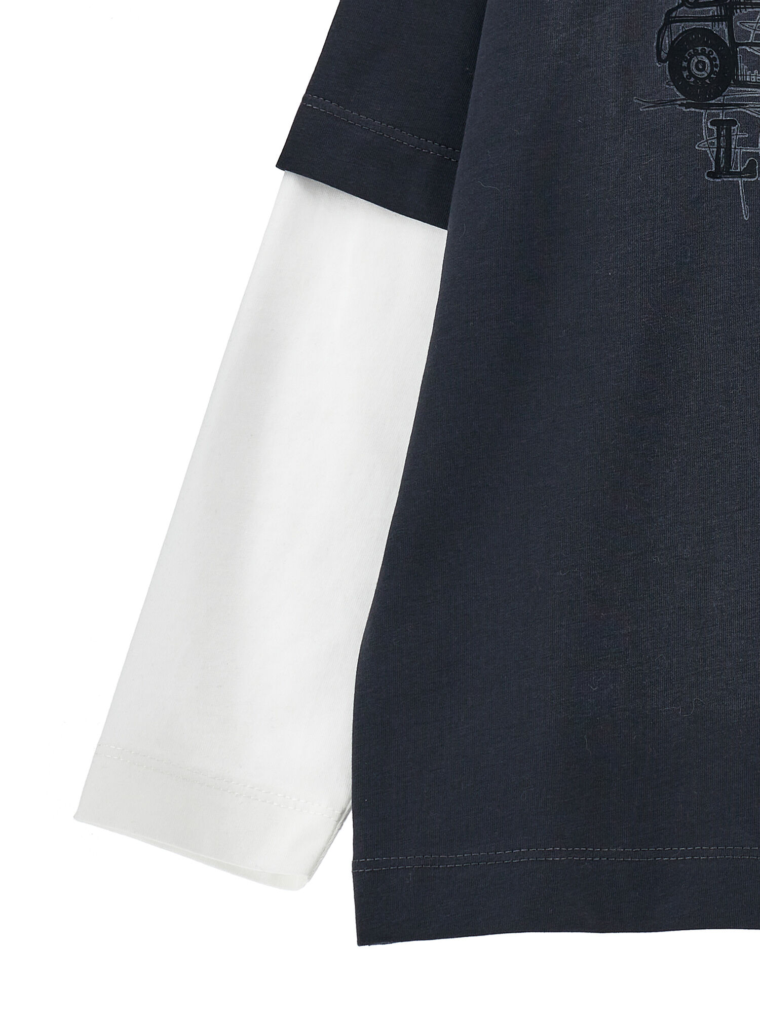 Double sleeve T-shirt boy | Monnalisa United States