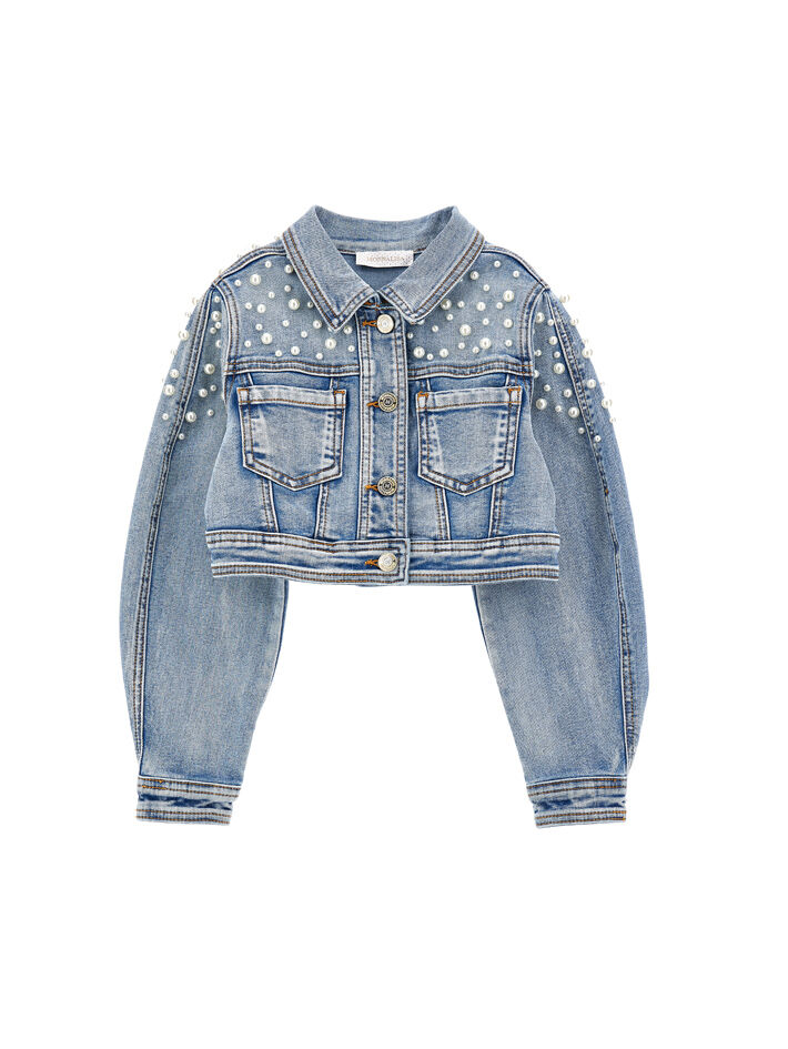 Girl Clothing Coats Jackets Denim Jackets Online Shop Monnalisa