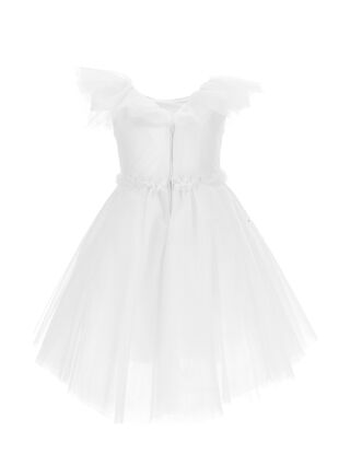Tulle dress with rhinestones