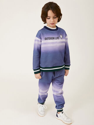 Graduated fleece joggers