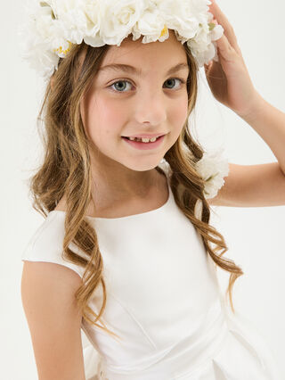 Adele crown with ribbons