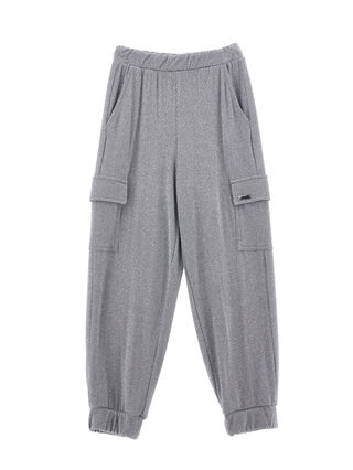 Glitter cargo joggers