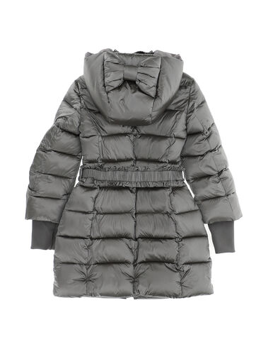 Puffer nylon hood jacket girl | Monnalisa Italy