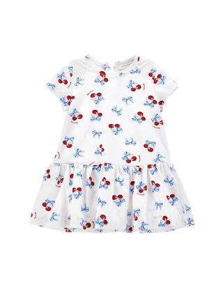 Jerseykleid mit kleinen Kirschen