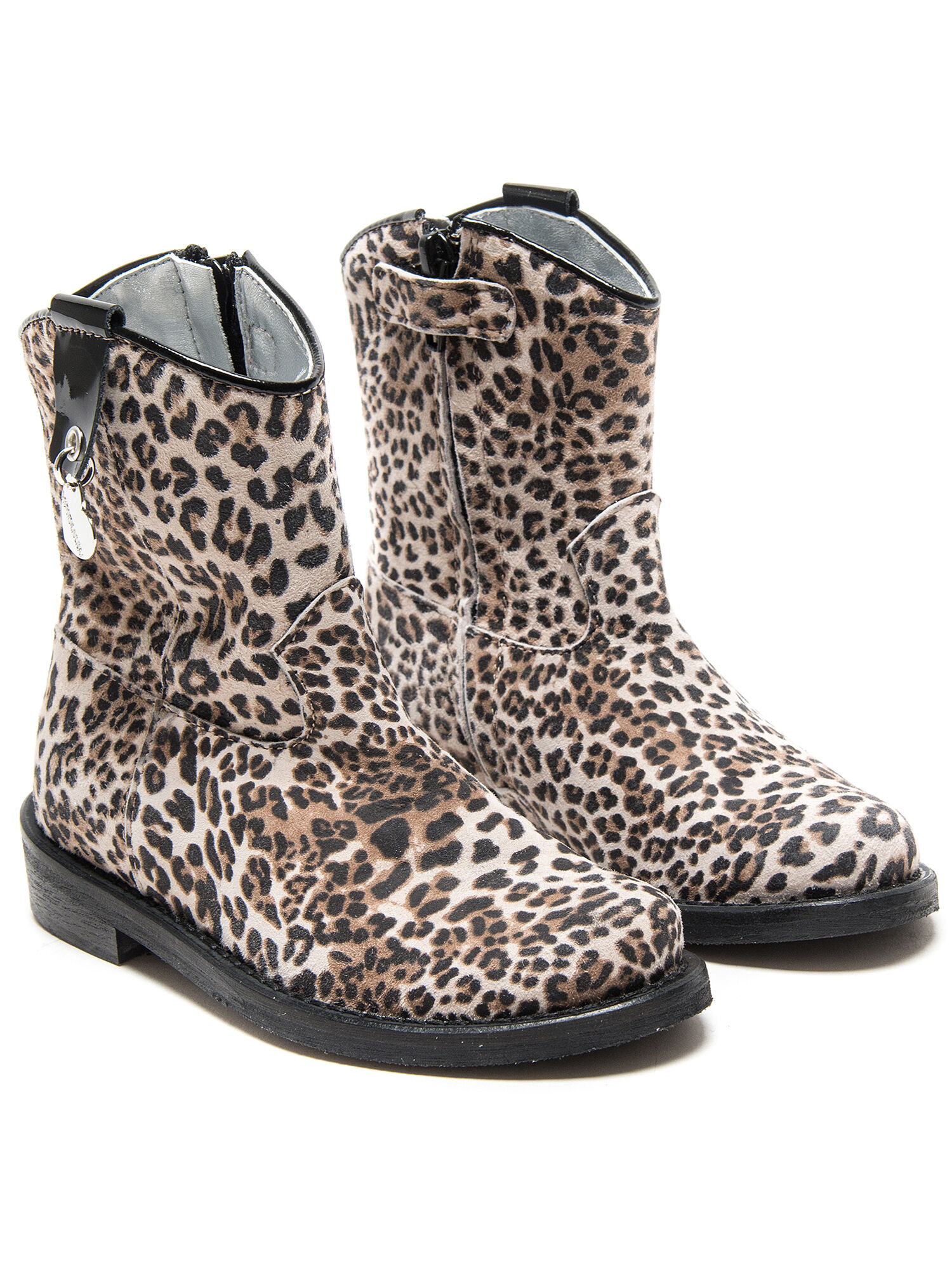 leopard print western boots