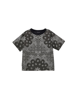 Paisley cotton T-shirt