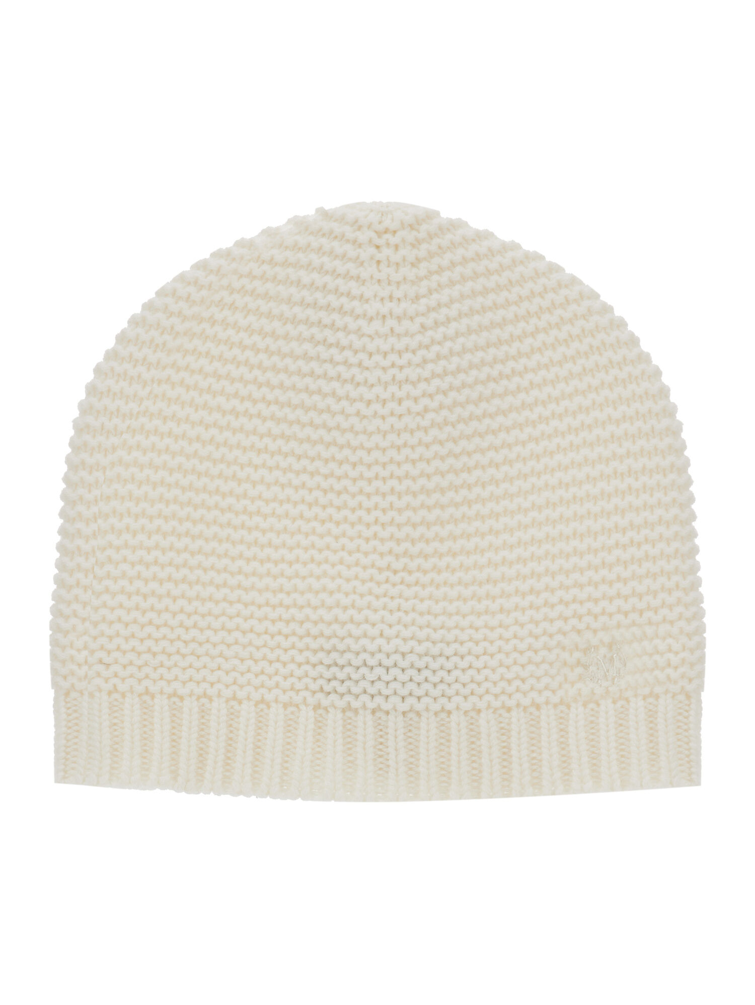 Monnalisa Teddy Bear bow-detail beanie - White