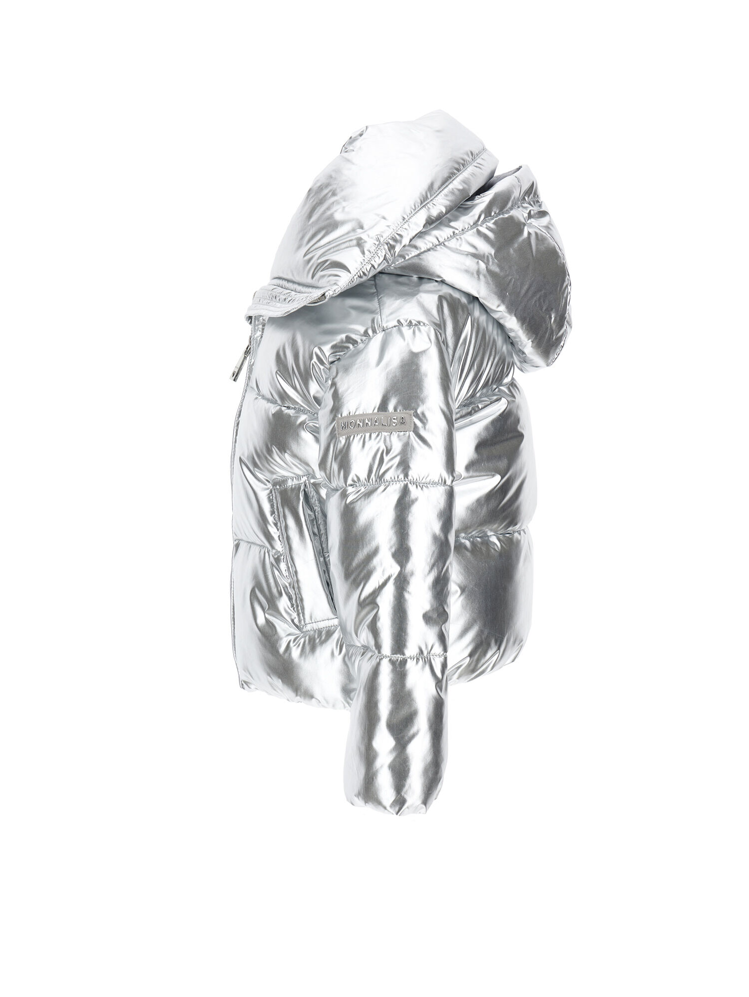 Silver bomber jacket girl Monnalisa United Kingdom