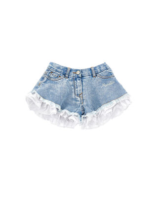 Five-Pocket-Shorts mit Strass