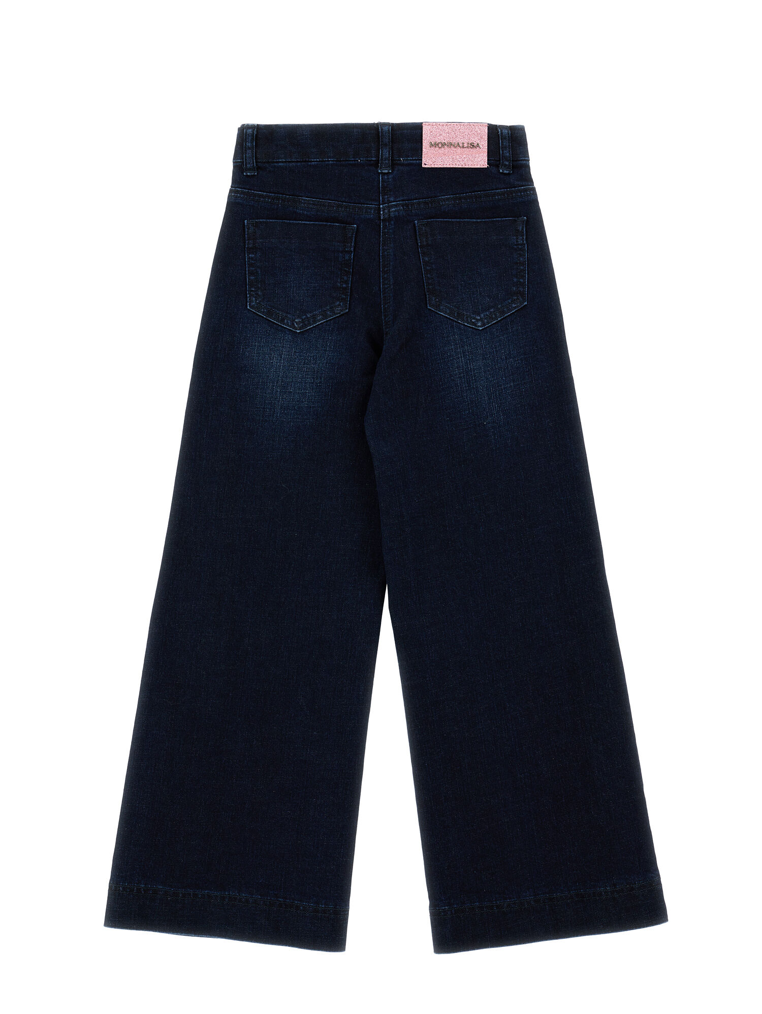 Wide leg denim jeans girl Monnalisa United States