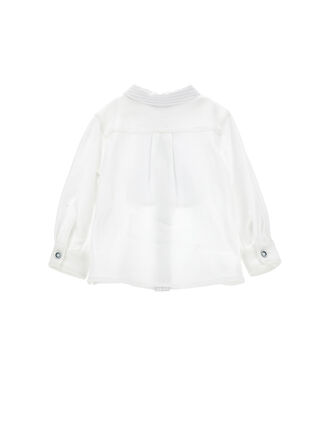 Chemise en piqué avec nœud papillon