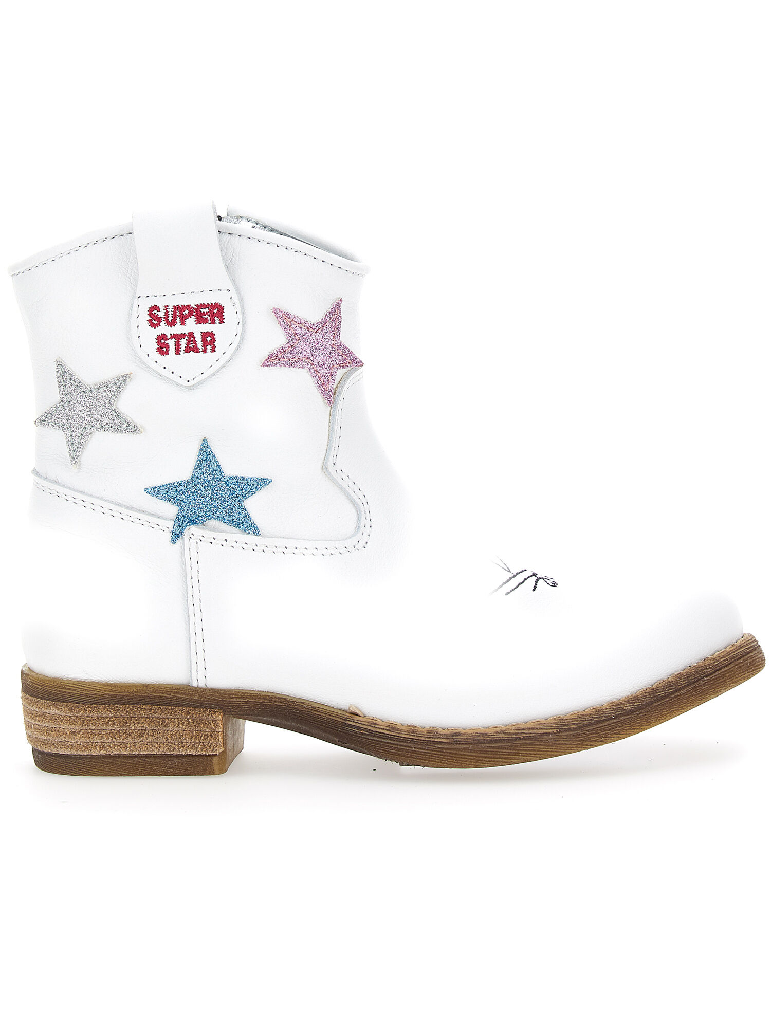 White boots with stars top