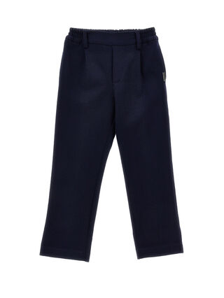 Double-sided Milano stitch trousers