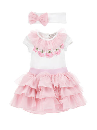 Skirt set with accessories