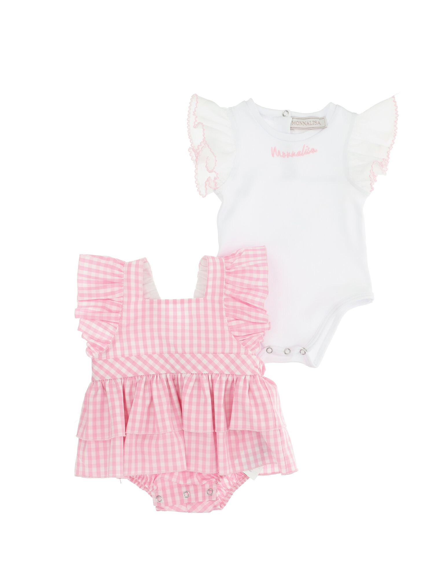 Body and dungarees newborn set Monnalisa Clothing Outfit Sets Sets 