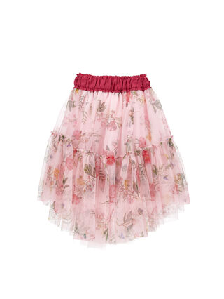 Длинная юбка из тюля