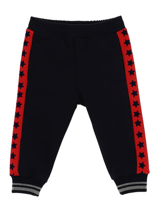 Sweatpants with starry stripes