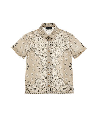 Paisley poplin shirt
