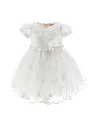 Robe en tulle avec broderie florale