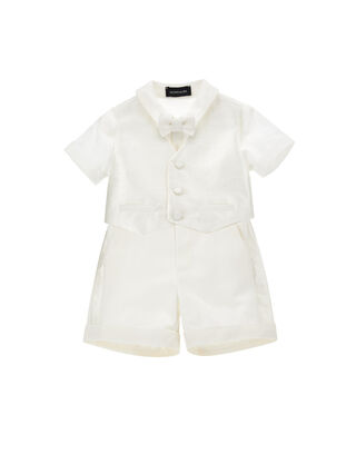 Satin two-piece formal suit