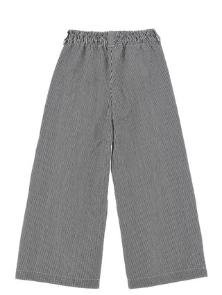 Oversize-Hose aus gestreiftem Stoff