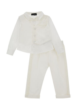 Elegant frosted satin set