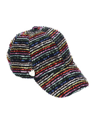 Casquette à paillettes