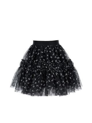 Glittery tulle skirt