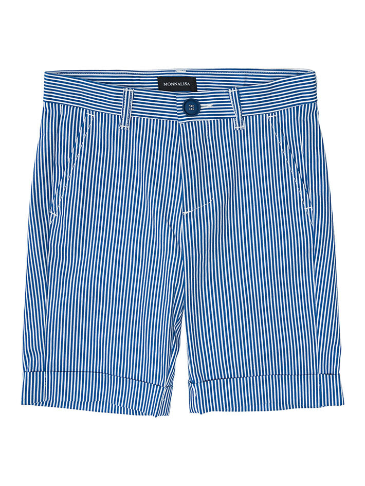 Bermuda felpa con bande Monnalisa Bambino Abbigliamento Pantaloni e jeans Shorts Pantaloncini 