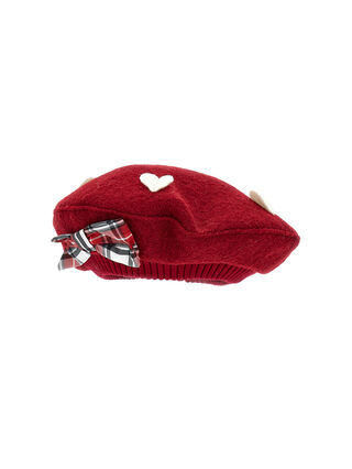 Béret en laine bouillie