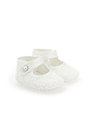Daisies macramé ballet flats