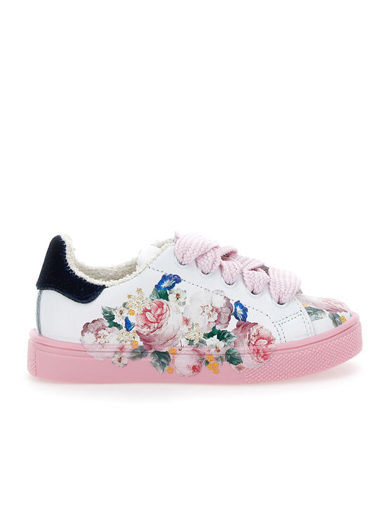 Flower tennis shoes