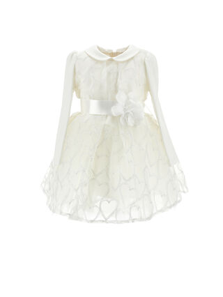 Hearts dress with flower