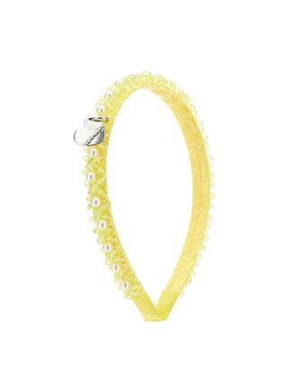 Sequin and pearl headband