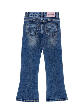 Jewel jeans with rhinestones