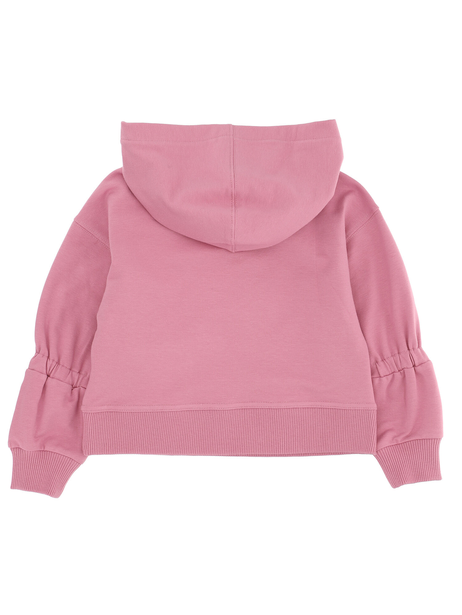 Zip-up sweatshirt with Born to be cool print Monnalisa Girls Clothing Sweaters Hoodies 