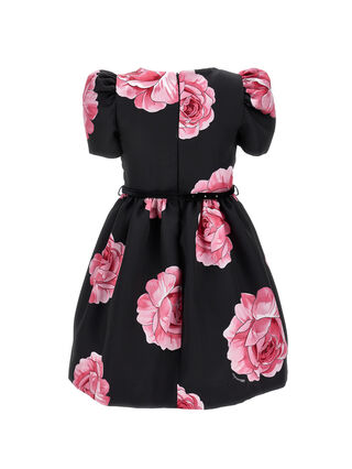 Rose mikado dress