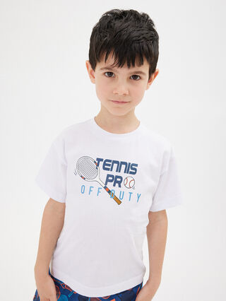 Tennis Print T-Shirt