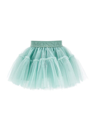 Gonna tulle con balza