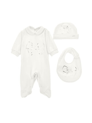 3-piece set with gold bows