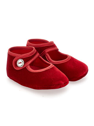 Velvet baby shoes