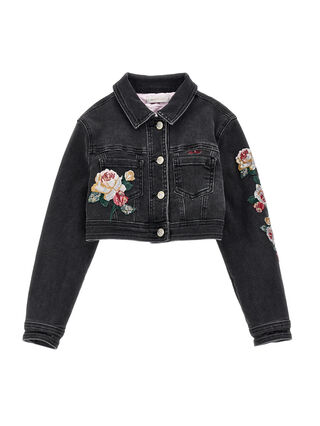 Embroidered denim jacket