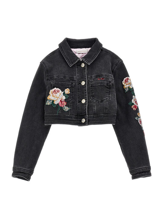 Embroidered denim jacket
