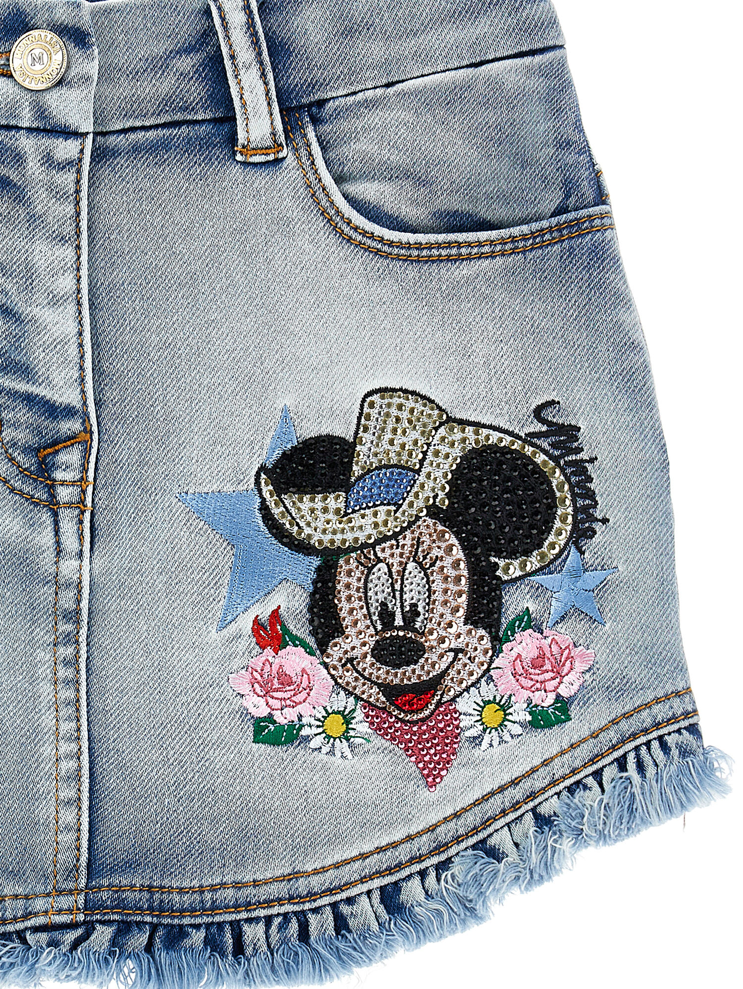 Mickey mouse denim sales skirt