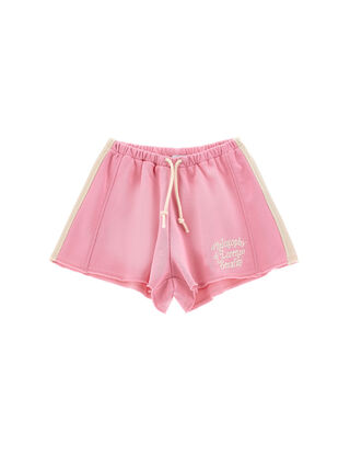 Флисовые шорты с контрастными деталями